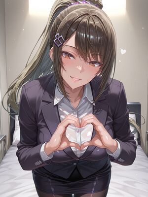 [Oki Senpai] 茶柱佐枝 Sae Chabashira 《实力至上主义教室》 [AI Generated]_001_Sae_1