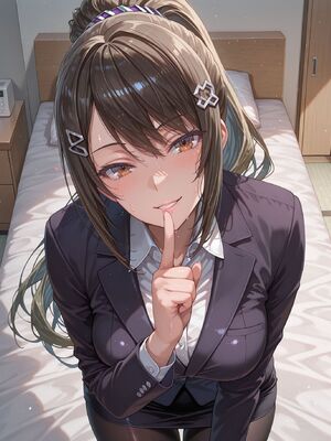 [Oki Senpai] 茶柱佐枝 Sae Chabashira 《实力至上主义教室》 [AI Generated]_004_Sae_4