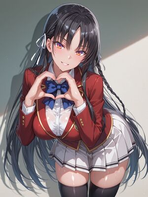 [Oki Senpai] 堀北鈴音 Suzune Horikita 《实力至上主义教室》 [AI Generated]_003_Suzune_1