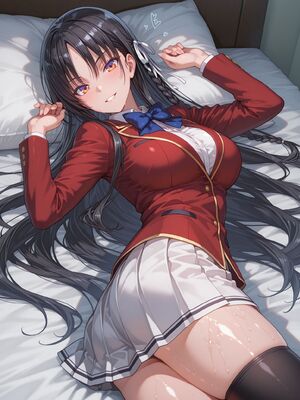 [Oki Senpai] 堀北鈴音 Suzune Horikita 《实力至上主义教室》 [AI Generated]_009_Suzune_9