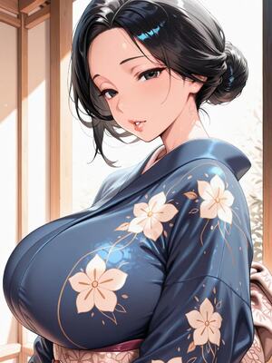 [ぷるー] 爆乳女将がいる温泉宿で孕むまで毎日中出しHしまくった話