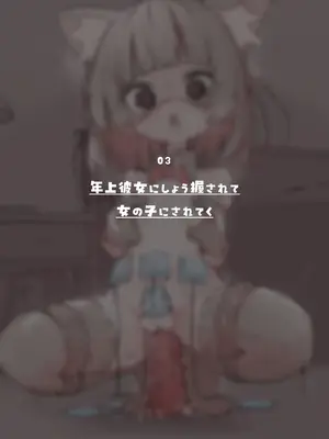 【僕僕の妄想】キミは今日から女の子 ~年上彼女に女装えっちで女の子にされちゃう男の娘イラスト集~_09