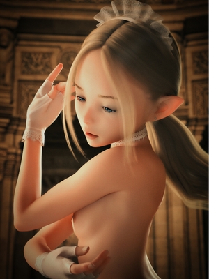 [なでしこさん] エルフメイドの調教白書[中国翻訳]_0036