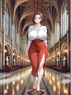 [ハレノヒ] 聖蘭女学院と巨乳メイドたち3 [AI生成]_004