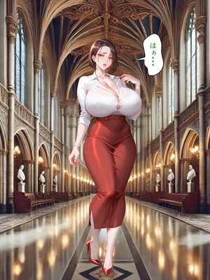 [ハレノヒ] 聖蘭女学院と巨乳メイドたち3 [AI生成]_005