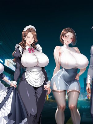 [ハレノヒ] 聖蘭女学院と巨乳メイドたち4 (A.I 生成)_003