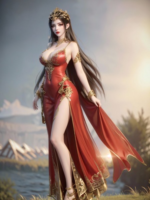 [AI Generated]斗破苍穹 美杜莎 荤素图_003