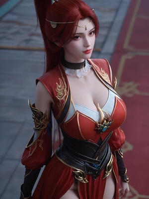 [AI Generated]斗破苍穹 唐火儿 荤素图_010