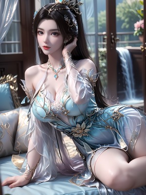 [AI Generated]斗破苍穹 古薰儿 荤素图