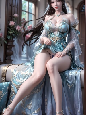 [AI Generated]斗破苍穹 古薰儿 荤素图_009