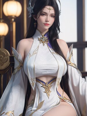 [AI Generated]斗破苍穹 玄衣 荤素图_002