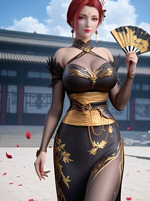 [AI Generated]斗破苍穹 雅妃 荤素图