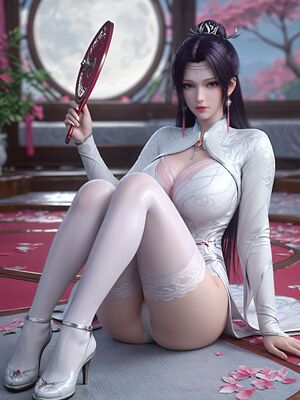 [AI Generated]斗破苍穹 云韵 荤素图_003