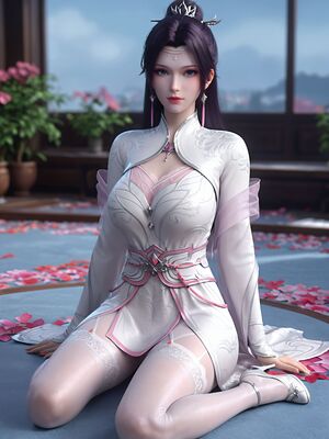 [AI Generated]斗破苍穹 云韵 荤素图_009