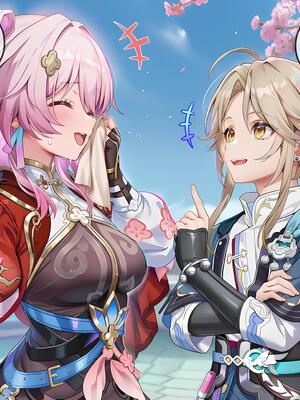[青德坊] 初花习剑录·承欢——三月七（巡猎）(107479500) [AI generated][無修正]_003