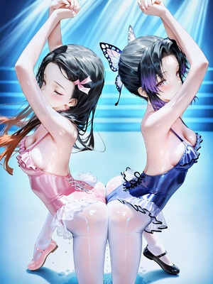 [lc13] Kamado Nezuko&Kochou Shinobu 鬼滅の刃 竈門禰豆子&胡蝶しのぶ.323P [AI Generated]_010