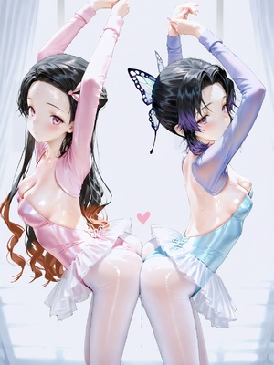 [lc13] Kamado Nezuko&Kochou Shinobu 鬼滅の刃 竈門禰豆子&胡蝶しのぶ.323P [AI Generated]_011