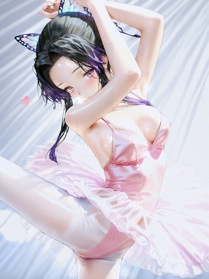 [lc13] Kamado Nezuko&Kochou Shinobu 鬼滅の刃 竈門禰豆子&胡蝶しのぶ.323P [AI Generated]_014