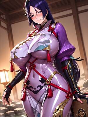 [みるふあい] 頼光さんと温泉 [AI Generated]_001