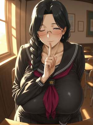 [みるふあい] 黒髪妻さんとの放課後_011