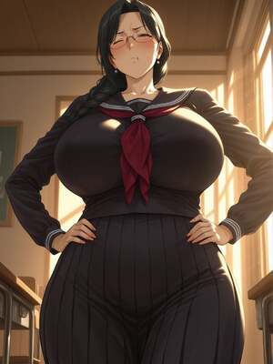 [みるふあい] 黒髪妻さんとの放課後_014