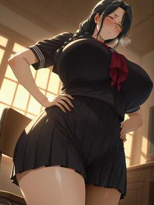 [みるふあい] 黒髪妻さんとの放課後_015