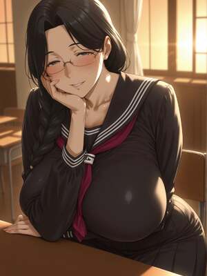 [みるふあい] 黒髪妻さんとの放課後_019