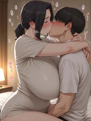 [みるふあい] 黒髪妻さんとお泊り_009