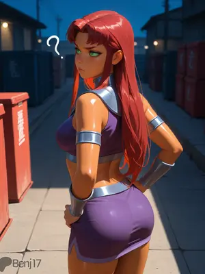 [Benj17] Starfire (Teen Titans) [AI Generated]_002
