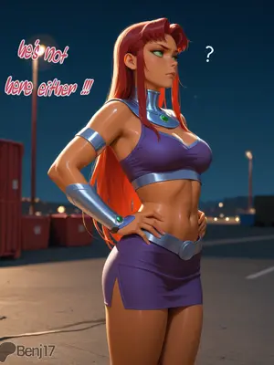 [Benj17] Starfire (Teen Titans) [AI Generated]_003