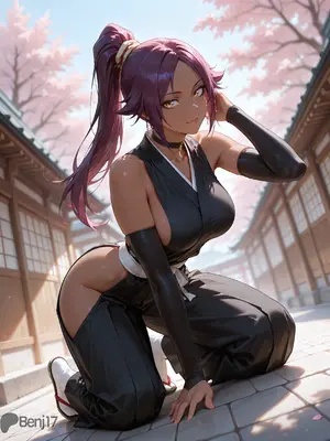 [Benj17] Yoruichi Shihouin (Bleach) [AI Generated]_002
