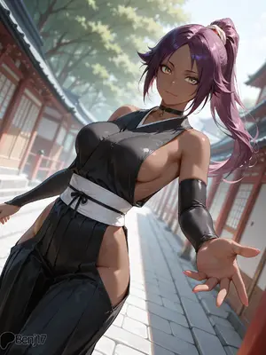 [Benj17] Yoruichi Shihouin (Bleach) [AI Generated]_005
