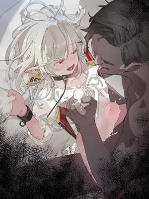 [びよびよ] 囚われの吸血鬼Elika 調〇乳首責め＆快楽堕ち[漫画４ｐ・イラスト1枚+差分・デザインラフ] [中国翻訳]