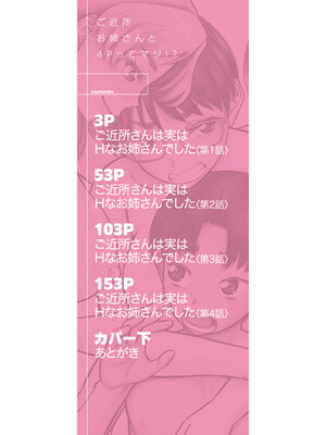 [成島ゴドー] ご近所お姉さんと4Pってマジ！？ [DL版]_003