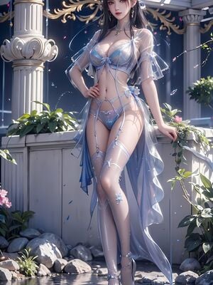 [AI Generated] 诛仙 陆雪琪 封神古风薄纱_002