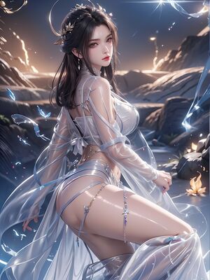 [AI Generated] 诛仙 陆雪琪 封神古风薄纱_005
