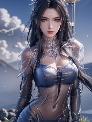 [AI Generated] 诛仙 陆雪琪 封神古风薄纱_010