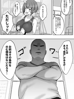 [白桃亭 (rikazu)] 巨乳すぎな、陸上ガチ女子。変態監督と秘密の個別トレーニング 実力派監督との個別トレーニングの代償は、監督のセフレになることでした… [DL版]_0008