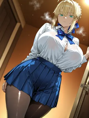 [Toromiya] - Artoria Pendragon青セイバー1 (Patreon)
