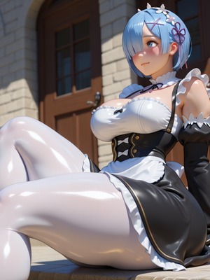 [ul7990] Rem - REZERO gif [AI Generated]