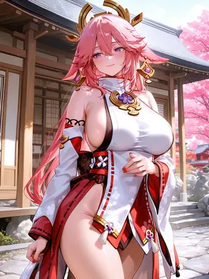(ArlanMi)Raiden Shogun&Yae Miko_003