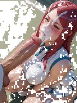 [ul7990] Kushina Uzumaki (Naruto) tennis gif [AI Generated]_002