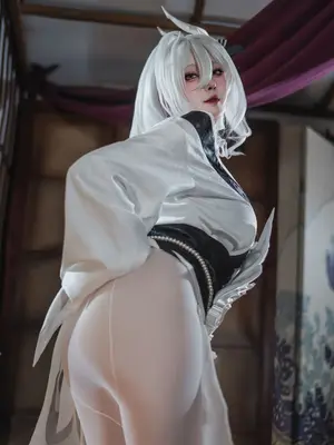 Natsuko夏夏子 - 碧蓝航线 白凤 和服_0004