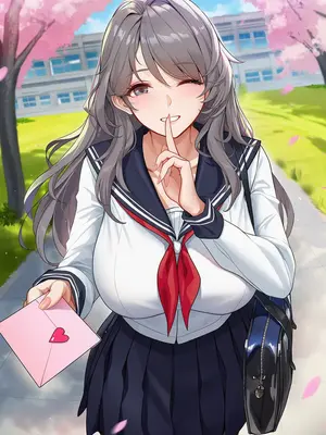 [AI小松鸟] “前辈❤️~请收下情书吧，不要告诉其他人哦~”(杂图9)_0763__9_145017399_p8