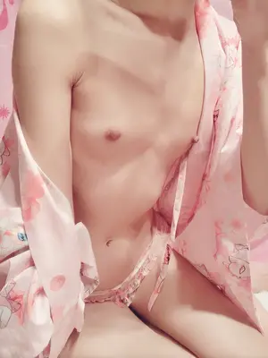 软萌萝莉小仙 - 和服碎花胖次图_004