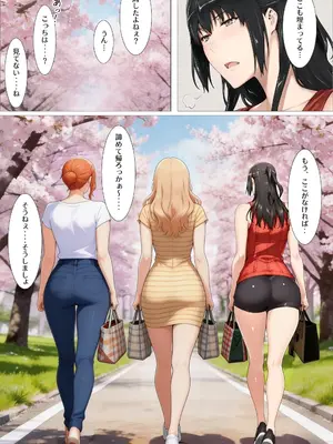 [かるぴすつゆだくで] 橘家がお花見でヤリ〇ん集団に野外で喰われる噺 [AI生成]_0003