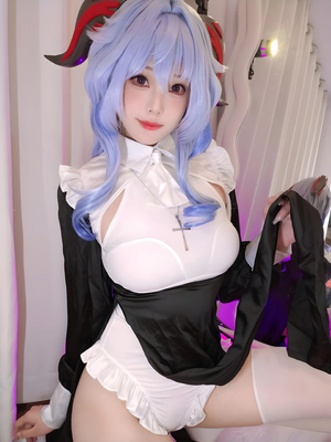 蜜汁猫裘&nbsp;&nbsp;原神 甘雨修女_002