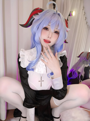 蜜汁猫裘&nbsp;&nbsp;原神 甘雨修女_003