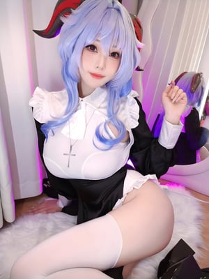 蜜汁猫裘&nbsp;&nbsp;原神 甘雨修女_005