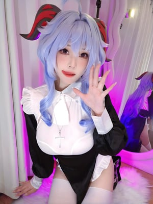 蜜汁猫裘&nbsp;&nbsp;原神 甘雨修女_007